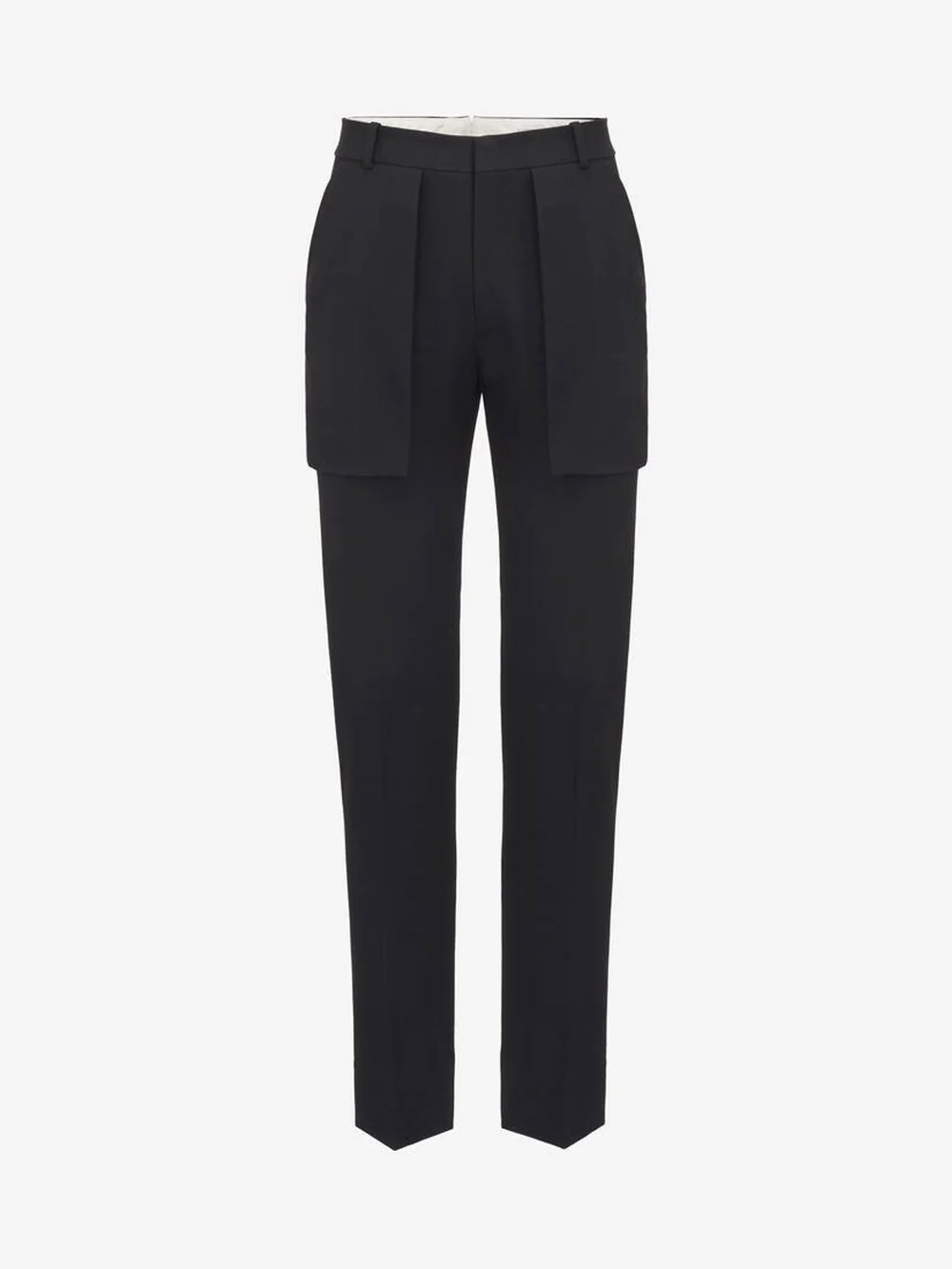 Alexander McQueen Tailored Trousers with Exposed Pockets